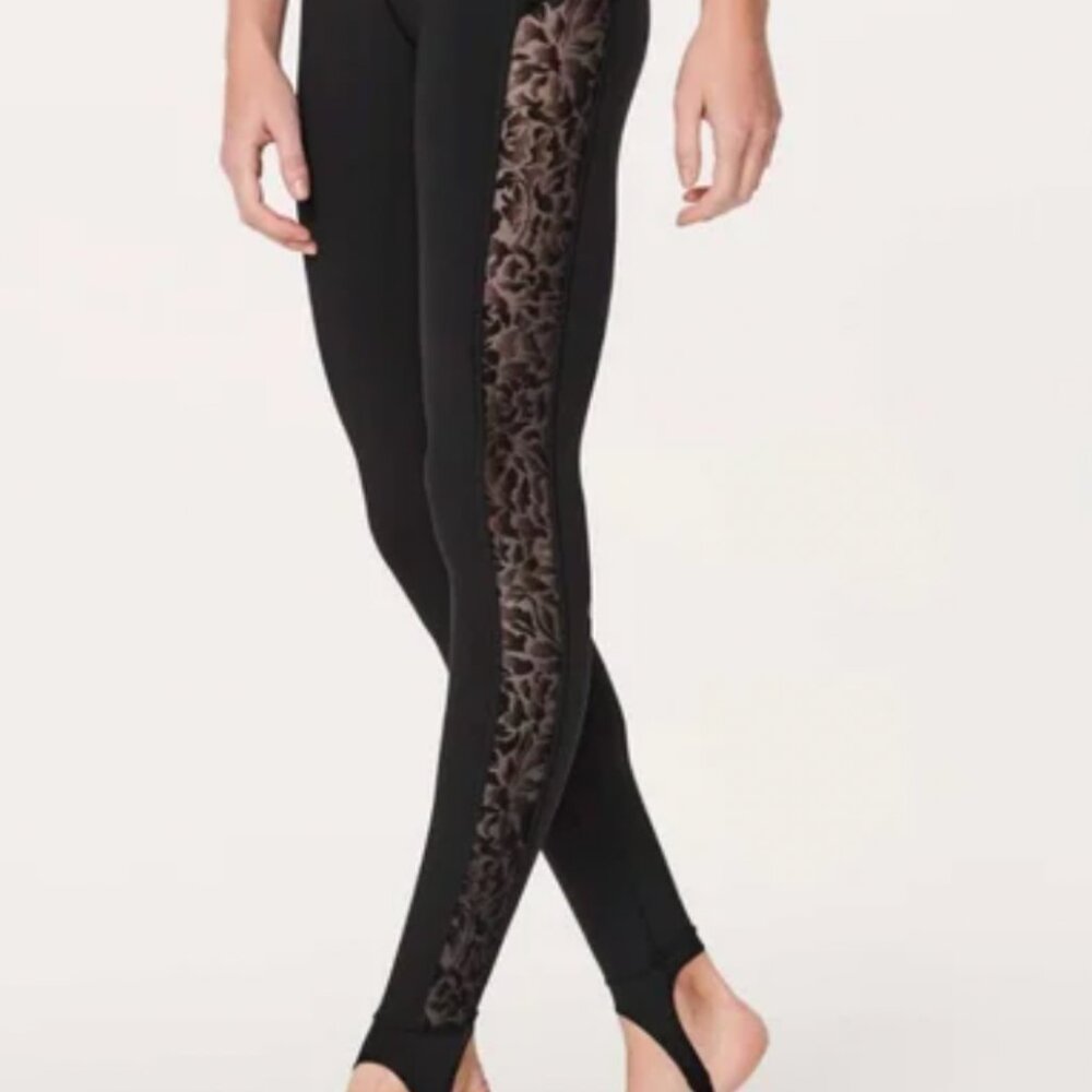 Lululemon Hold On 28" Tight Stirrup Legging Black Size 4